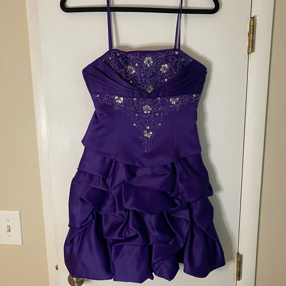 Purple formal dress